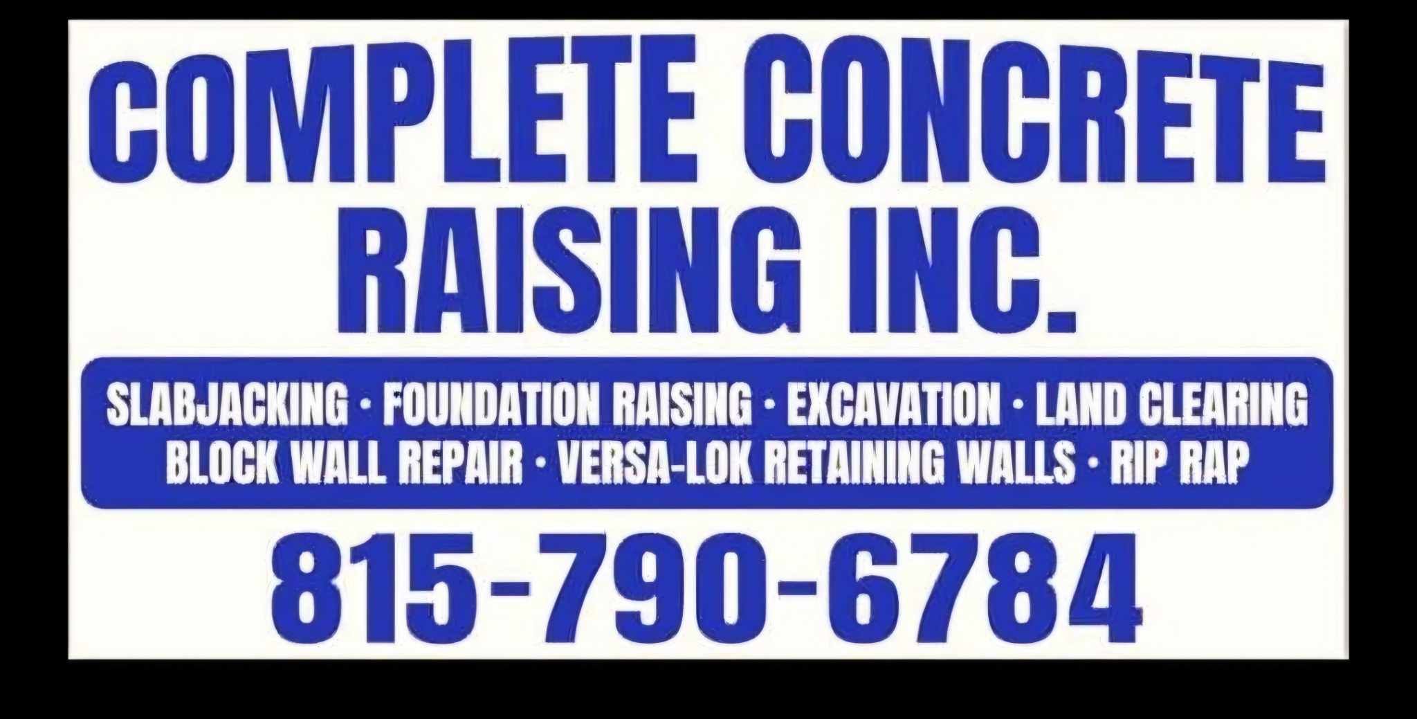 Complete Concrete Raising Inc. Logo